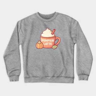 Pumpkin Spice Latte Autumn Season Crewneck Sweatshirt